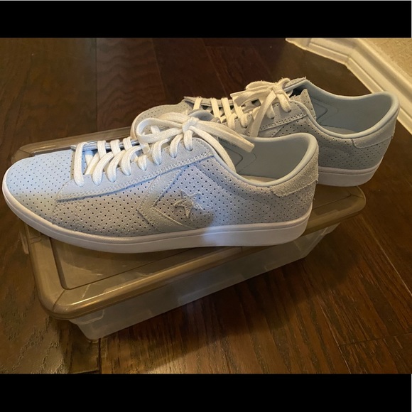 Suede light Blue Converse - 8 - Picture 1 of 2